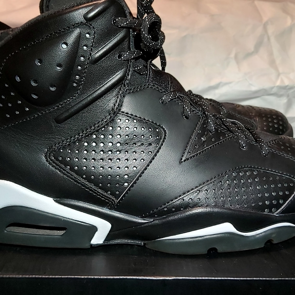 Air Jordan 6 Black Cat Size 10 Used